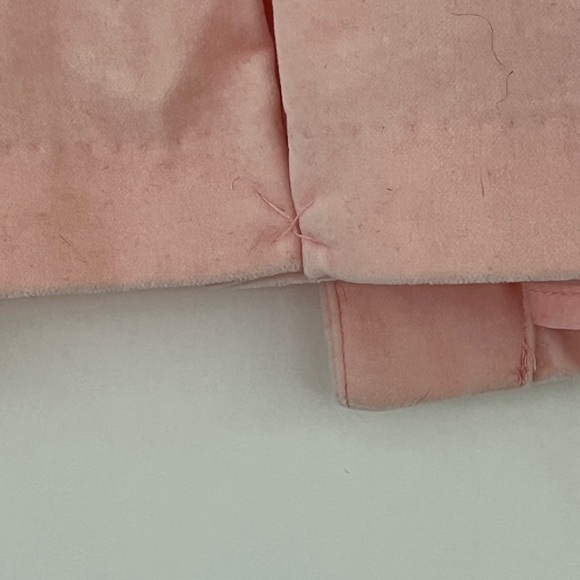 Y2K Gymboree Holiday Friends Link Rosebud Pink Velveteen Coat Roses Size 6-12 mo - Picture 11 of 13